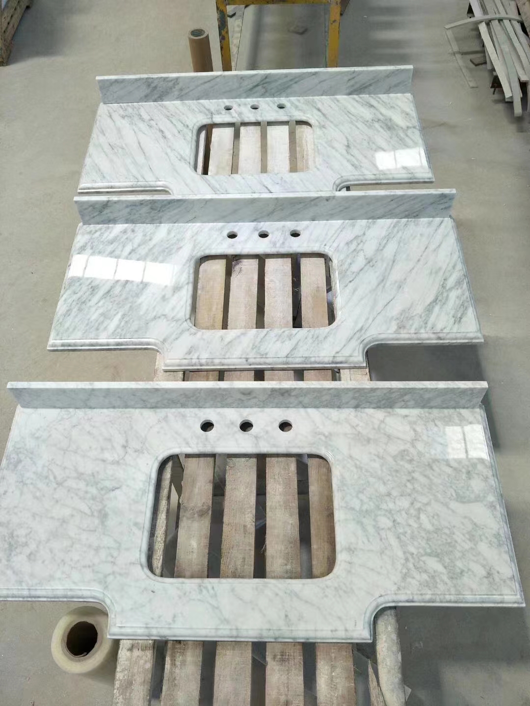 Ultured Solid Surface Marble Vanity Top cho nhà bếp