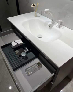 đá cuội tích hợp Quartz Vanity Top cho tủ phòng tắm