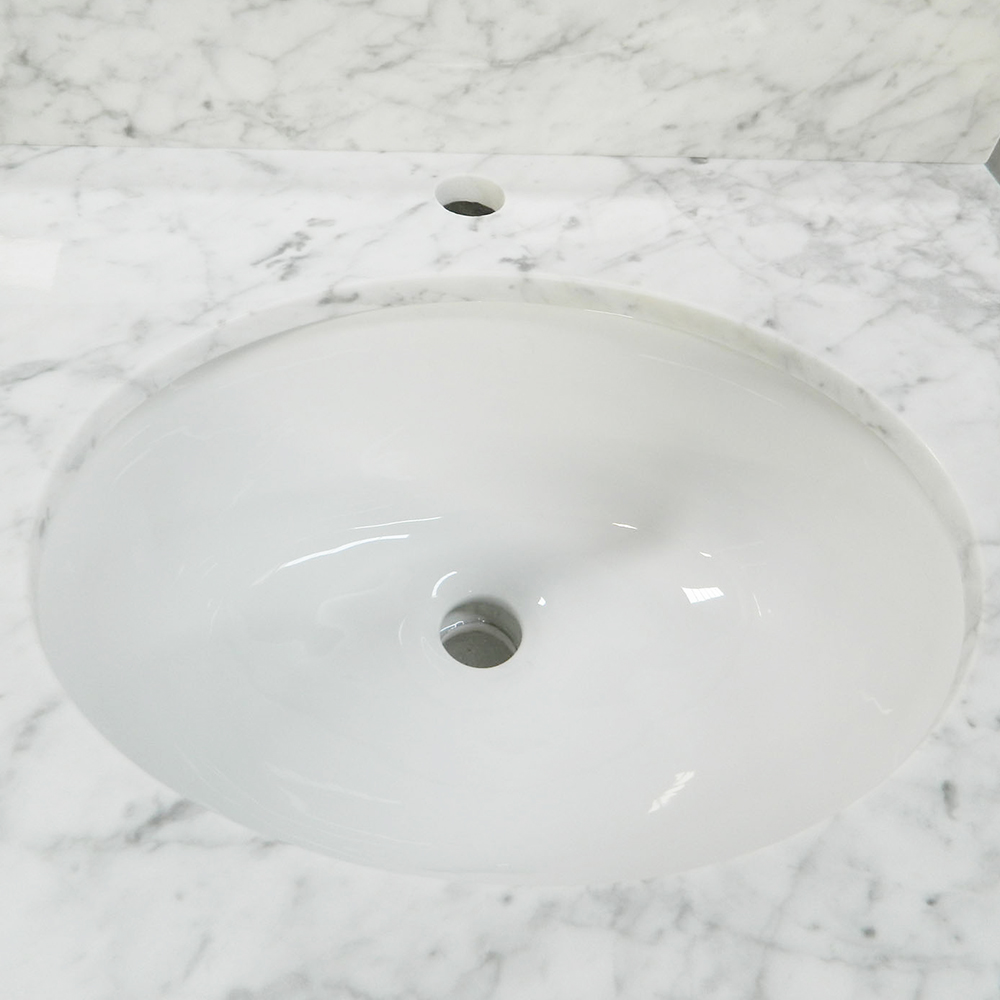 Chậu rửa đôi bằng gỗ rắn Granite Vanity Top cho nhà bếp