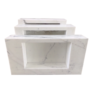 Bán buôn Bàn tắm bằng đá cẩm thạch trắng Vanity Top YV003