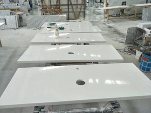 Ultured Solid Surface Marble Vanity Top cho nhà bếp