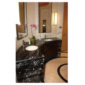 Đá Granite Vanity màu đen được thiết kế hàng đầu cho bàn trang điểm trong phòng tắm