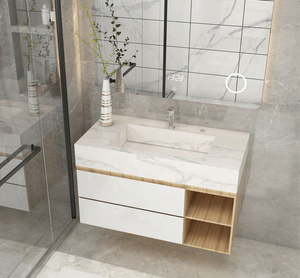 đá nhân tạo đánh bóng Quartz Vanity Top cho trang trại