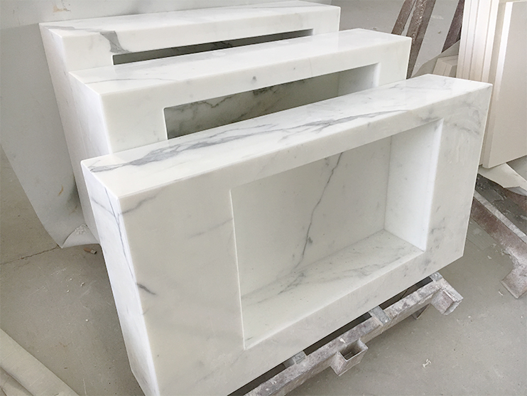 đá nhân tạo đánh bóng Quartz Vanity Top cho trang trại