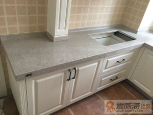 Đá nhân tạo Quartz Vanity Top hiện đại cho bồn rửa tàu